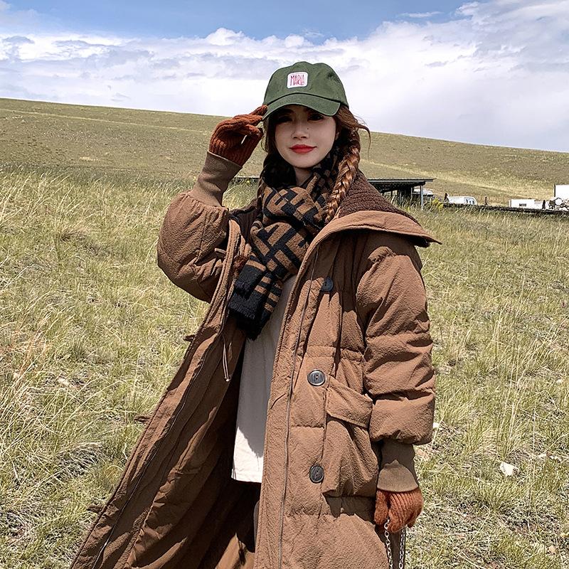 

New winter cotton-padded clothes women s loose thickened small jacket trendy design cotton-padded jacket L хаки