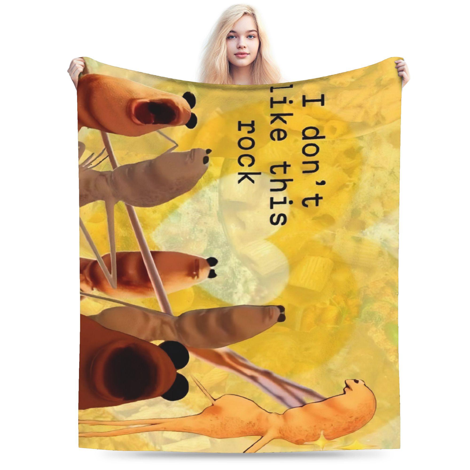 

Marcus The Worm Meme Blanket Fleece Decoration Robert Help Me Breathable Lightweight Thin Throw Blankets for Sofa Bedspread 30x40in