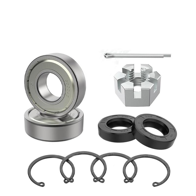 Rear Spline Axle Shaft Replacement For EZGO RXV Golf Cart-Golf Cart Passenger Side With Bearing Seal Kit 620341 614209 Part