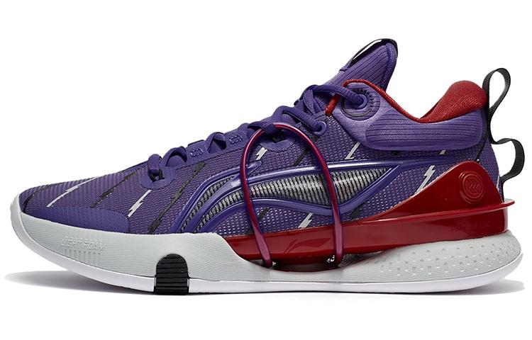 Li Ning Speed 8 Basketball Shoes Men s Low Top Ultraviolet ABAR071-3 47.5