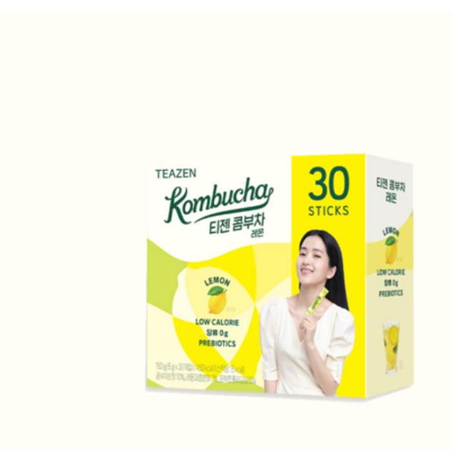 Teazen Kombucha Powder 5g × 30 Sachets (Flavor Options)