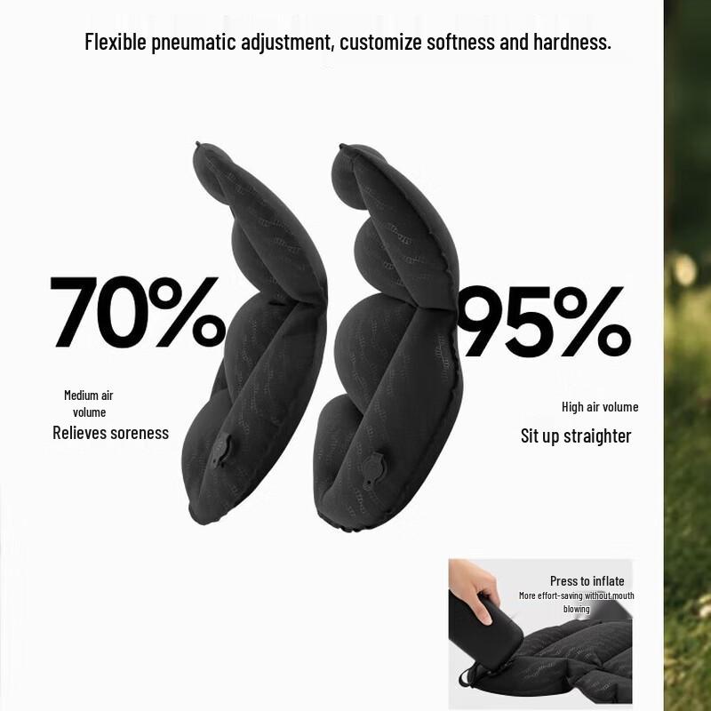 Beneunder Ergonomic Inflatable Lumbar Support Cushion