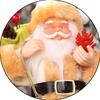 Decoration Xmas Gift Plush Toy Street Hanging Pendant Christmas Tree Ornaments Santa Claus Doll