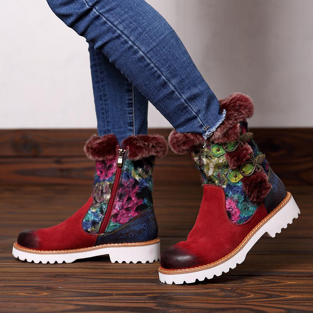 Zapatos casuales de estilo étnico retro para mujer, de colores variados, calzado de retazos suave para mujer