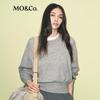 MO&Co. Women's Crew Neck Wool-Blend Sweater