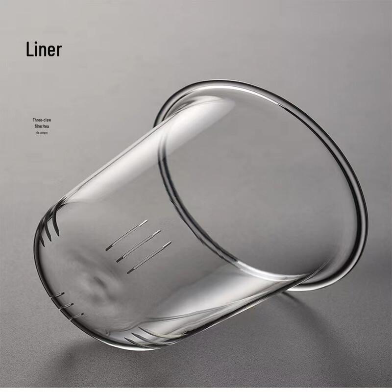 Kuangdi Heat-Resistant Glass Tea Infuser Mug with Travel Bag Set