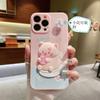 Stereoscopic cartoon suitable for Samsung S25FE photo puppy mobile phone case A54 cute girl Xcover5 piggy