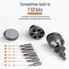 7-in-1 Industrial Grade S2 Screwdriver Set with Phillips, Slotted & U-Type Bits for Household Repair