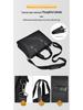 Satchi Kangaroo Men's Large Oxford Shoulder Bag - Versatile Business Briefcase & Laptop Carrier