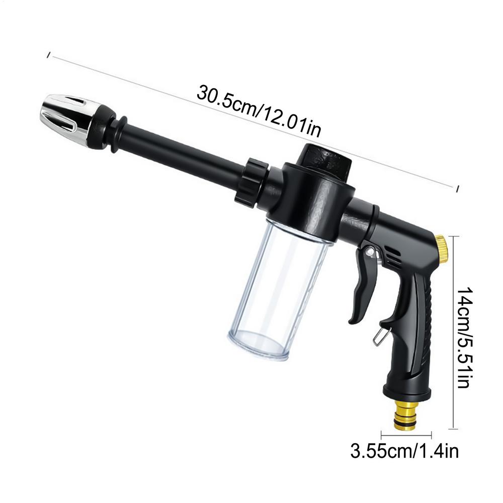 High Pressure Car Washing Water Guns Adjustable Foam Spray Garden Watering Hose Water Guns Fire Car Washing Spray чёрный
