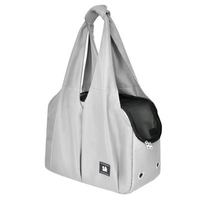 Kjæledyr liten hundebærer stilig bæreveske for kjæledyr og pustende myk tote praktisk for reise og gå stor kapasitet bærer stor katt og hund