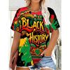 T-shirt rayé décontracté à col rond et manches courtes - Tissu polyester doux et extensible - Vêtements pour femmes coupe décontractée - Printemps et Été