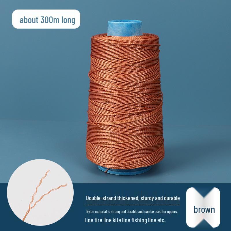Shoe & Tire Repair Nylon Thread Set: Ideal for Shoes, Kites, Fishing, Hand Sewing, and Binding with Needle.