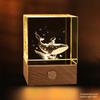Starry Sky Cube Crystal Night Light: Creative Bedside Atmosphere Lamp