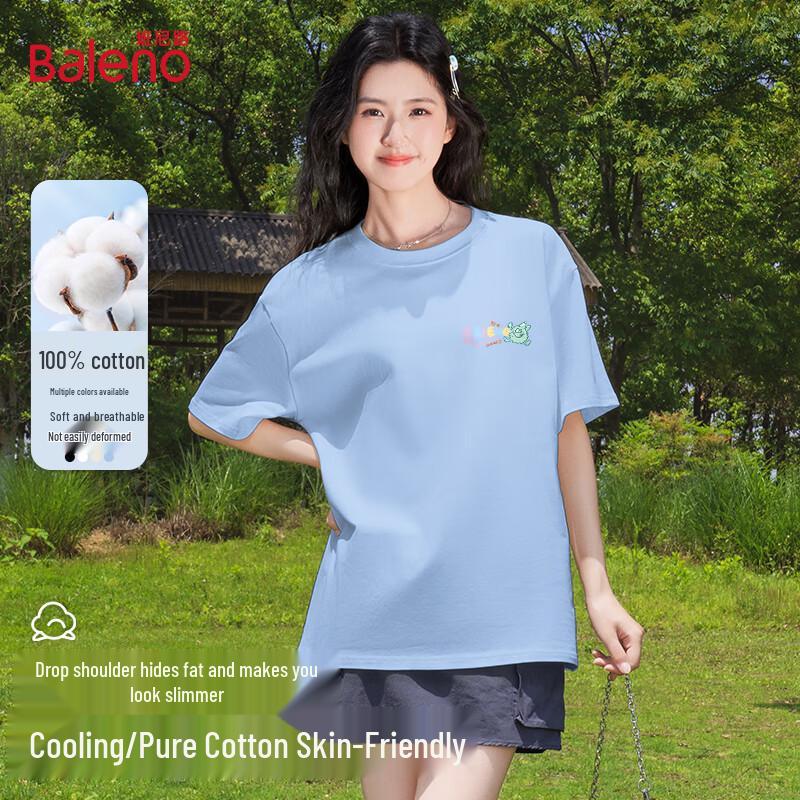 Baleno Women s 2025 Graffiti Monster Cotton Loose Fit T-Shirt 2XL