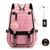 Peripheral Printed Backpack Female Fashion Student Multifunctional Casual School Bag