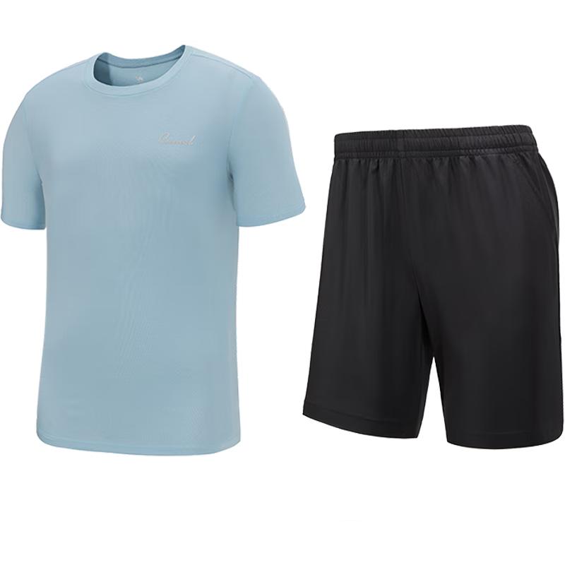 CAMEL Men s Short Sleeve Two-Piece Sports Set XXL