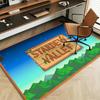 Game S-Stardew V-Valley Floor Mat Soft Flannel Entrance Door Mat Non Slip Absorbent Bathroom Bedroom Floor Rug