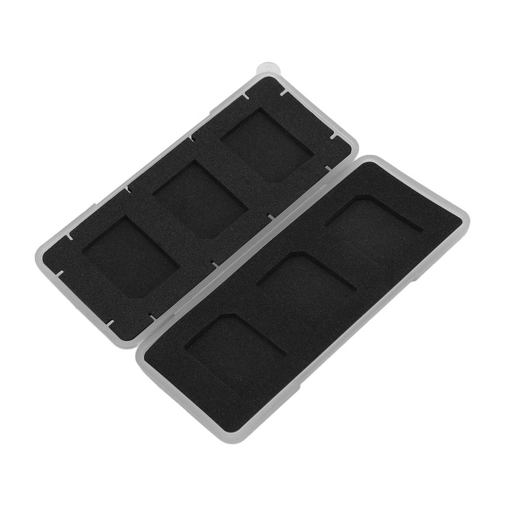 Memory Card Storage Case Holder Shockproof Waterproof Perfect Fit 6 Slots Portable Storage Card