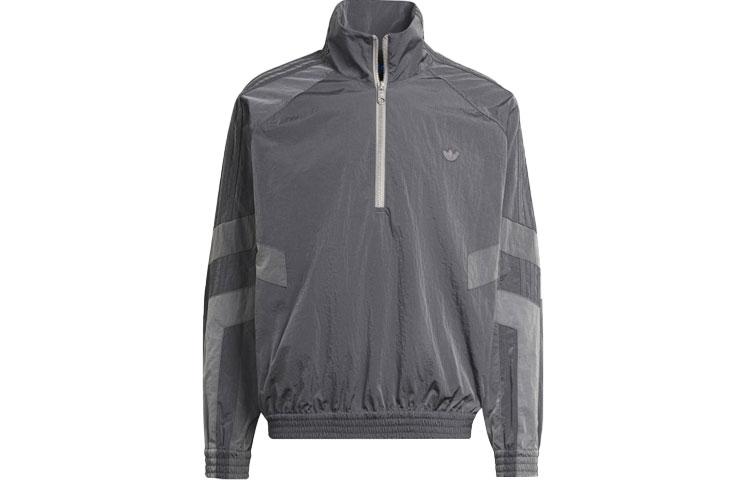 

Adidas Originals Blue Version Collection Jackets Men s Gray Stand Collar Moderate Other HD2233 XS