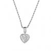 Heart Pendant Necklace Women Gold Plated Chain Hip Hop Jewelry Statement Choker Layered Accessory