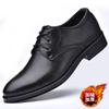 Whoholl Business Oxford Leather Shoes Men Breathable Rubber Formal Dress Shoes Male Office Wedding Flats Footwear Mocassin Homme