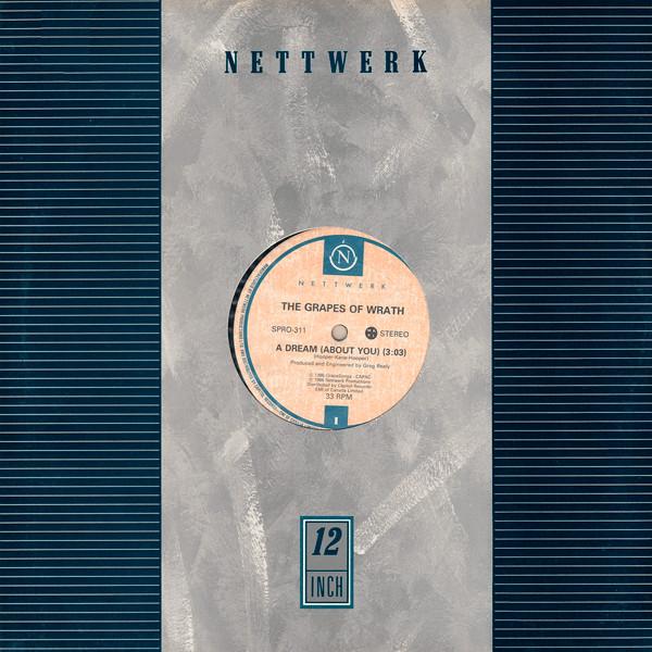 12-дюймовая пластинка GRAPES OF WRATH  A Dream About You SPRO311 Nettwerk 1986 Канада Рок Б/у