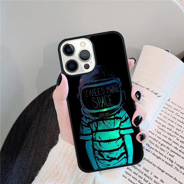 Outer Space Phone Case Cover For iPhone 17 Air 15 16 14 13 12 Pro Max 11 Pro Max Plus Coque Shell