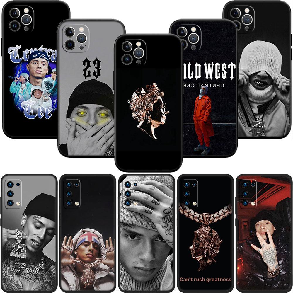FM16 central cee Soft Shell Phone Case for Samsung Galaxy S20 S21 S22 Ultra FE + Plus A21S A22 A24 A25 A26 A30 A30S A31
