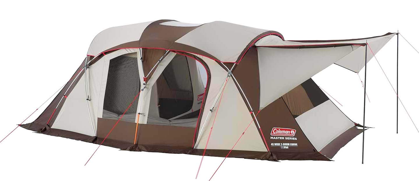 

Coleman master series 4S wide 2 room curve