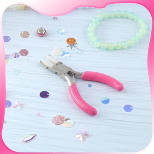 LEONTOOL Mini and Micro Flat Nose Pliers for Clasp Purses, with Dual Tips, Replacement Flat Nose Pliers, Accessory Tool, Clasp Holder, Finishing Plier