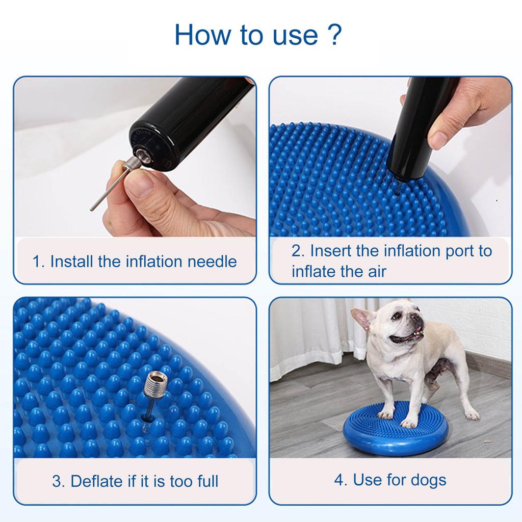 Pet Wobble Cushion Stability Balance Cushion Pad for Strength Training Pet Sensory Balance Disc for Coordination