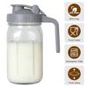 Milk Jug Leak-Proof Design Breast Milk Storage Container with Precise Scale Flip Cover Pour Spout Transport Juice Pouring Bottle