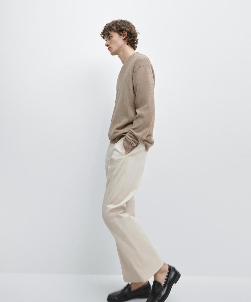 Masimodutti Barrel Fit Tailored Pants