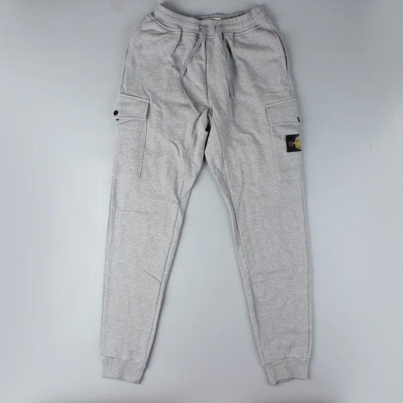 2024 European-American Men's Casual Loose Fit Stone Sweatpants for Autumn/Winter.