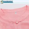 NaiDian Women's Short Sleeve Linen Blend Tai Chi Suit