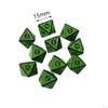 10 Count Polyhedral Dices for Entertainment And Fun