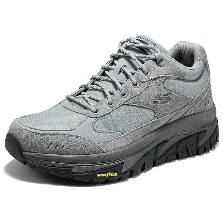Skechers Outdoor Comfortable Lightweight Low-Top Hiking Shoes Men Shoes Gray 237334C-GRY