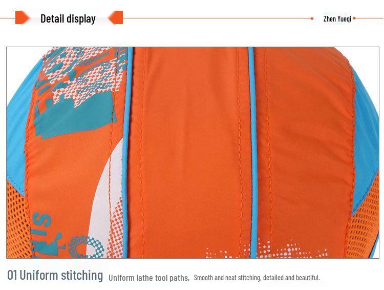 Zhen Yue Qi Koreanischer Sommer Schnelltrocknendes Wasserdichtes Netzmützen für Kinder