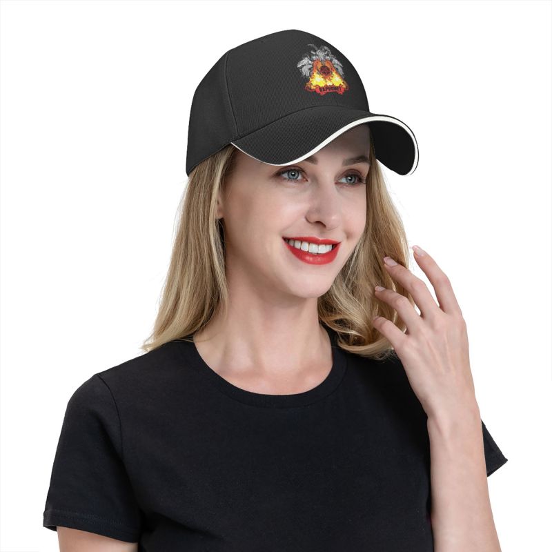 Classic Hail Satan Baphomet In Occult Baseball Cap Women Men Breathable Knights Templar Dad Hat Sun Protection