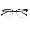 8643 Anti-Blue Light Semi-Rimless Business Eyeglasses for Men - Japanese & Korean Inspired Design