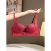 Women's High-Support Front-Closure Padded Wireless Bra
