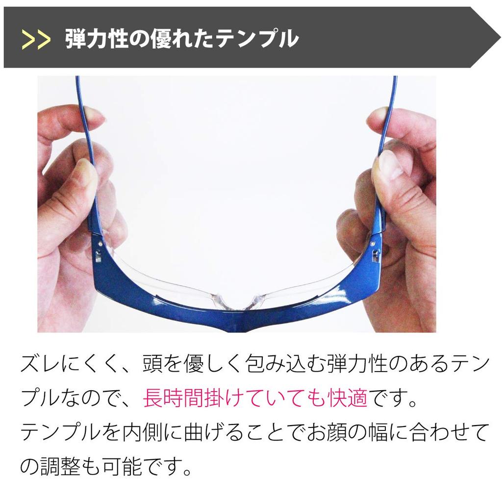Collaborative research with Fukui University Eye Care Glasses Premium Droplet Infection Prevention Virus Fashionable Hospital, EC-10 Eyewear,