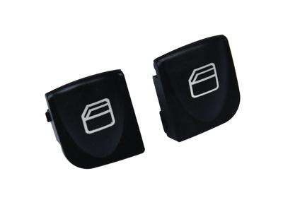 2 piezas, cubierta del botón del interruptor de la ventana ( Puerta delantera izquierda) Para Mercedes Clase C W203