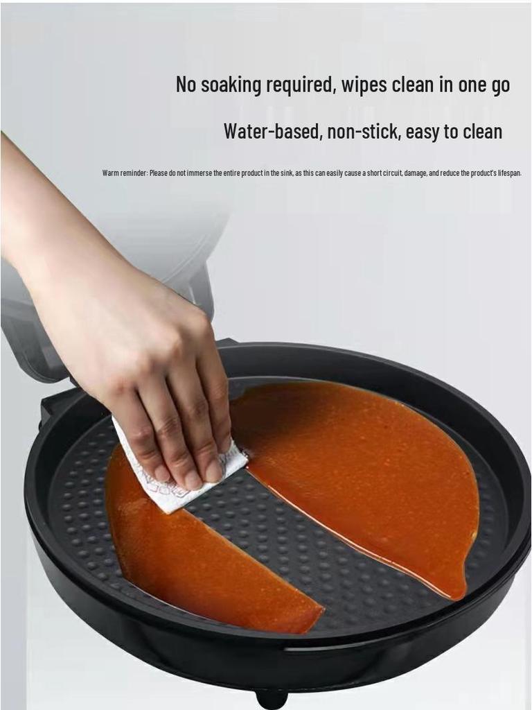 Elektrický palačinkovač s oboustranným ohřevem a prohloubenou plotnou - Komerční a domácí grilovací pánev