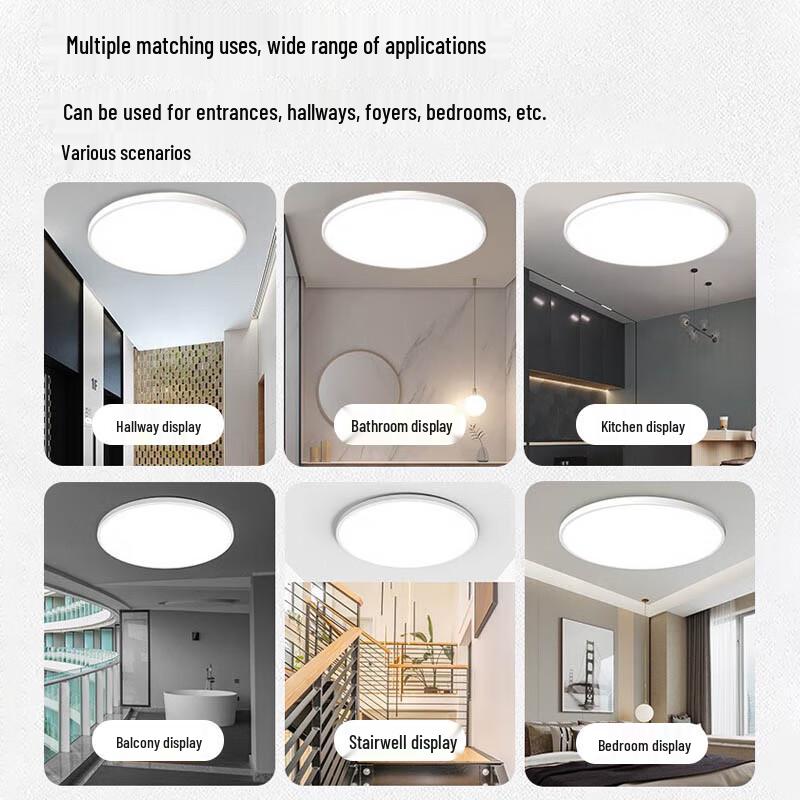 Plafoniera LED Ultra-Sottile Tripla Protezione Beigong