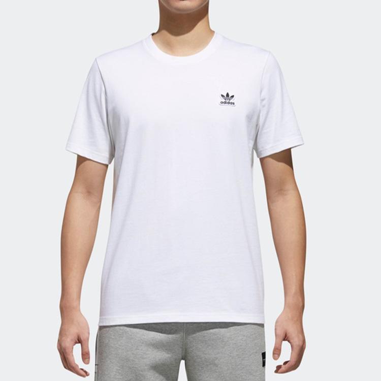 Adidas Originals Trefoil Essential Short Sleeve T-Shirt Men Tops White DN8024