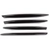 4X For Benz C-Class W205 ABS Front Bumper Grille Fog Light Cover Trim -