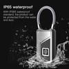 L1 Smart Biometric Fingerprint Lock Usb Rechargeable Anti theft Security Padlock Waterproof For Luggage Case Door
