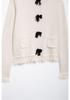 SHEIN Women's Autumn Bow Brooch Knitted Cardigan & Half Skirt Set: European-American Style.